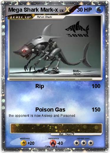 Pokemon Mega Shark Mark-x