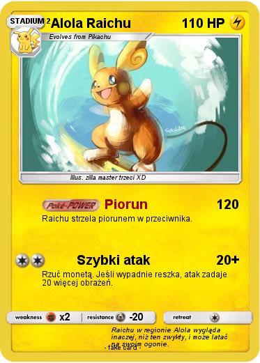 Pokemon Alola Raichu