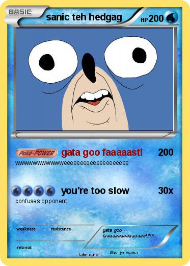 Pokemon sanic teh hedgag