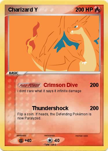 Pokemon Charizard Y
