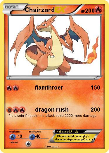 Pokemon Chairzard