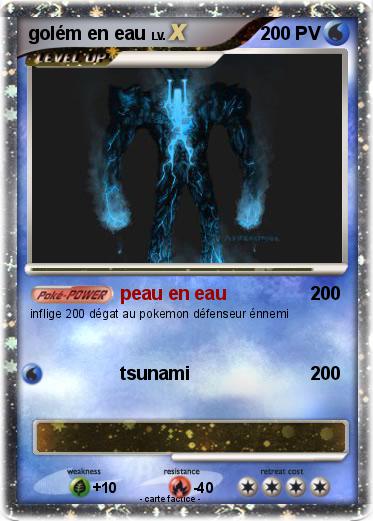 Pokemon golém en eau