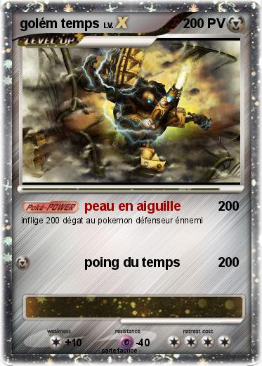 Pokemon golém temps