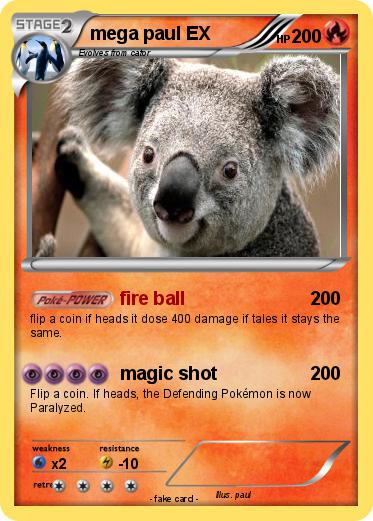 Pokemon mega paul EX