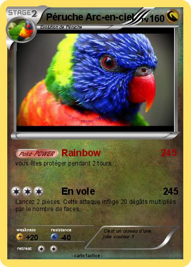 Pokemon Péruche Arc-en-ciel