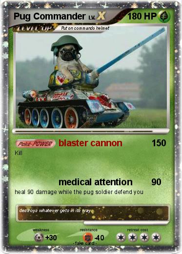 Pokemon Pug Commander