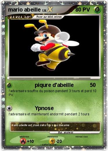 Pokemon mario abeille