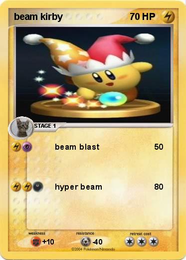 Pokemon beam kirby