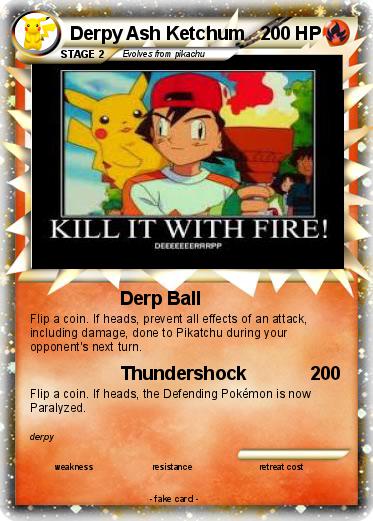Pokemon Derpy Ash Ketchum