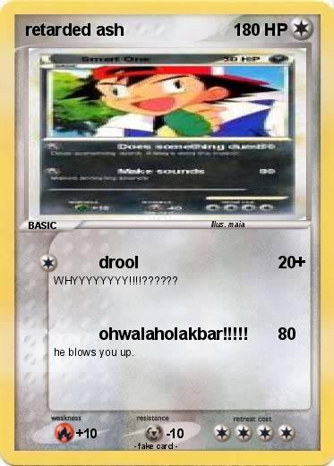 Pokemon retarded ash