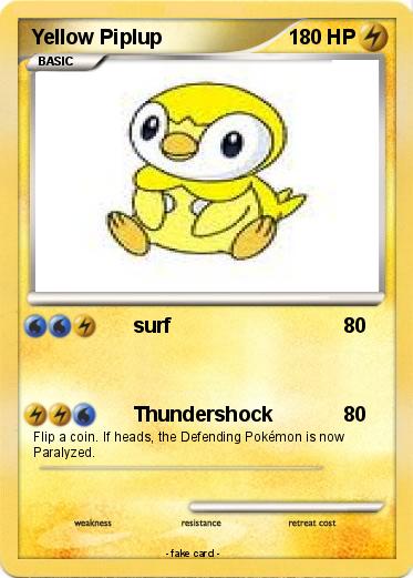 Pokemon Yellow Piplup