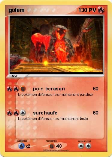 Pokemon golem