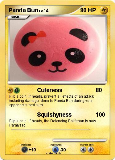 Pokemon Panda Bun