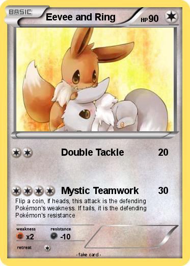 Pokemon Eevee and Ring