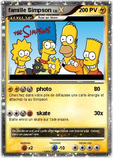 Pokemon famille Simpson