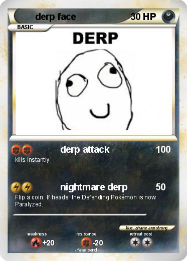 Pokemon derp face