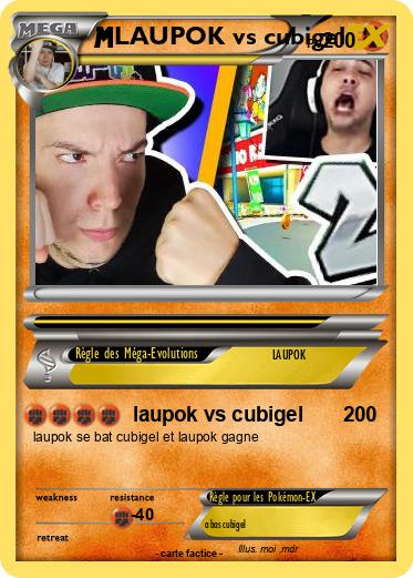 Pokemon LAUPOK vs cubigel