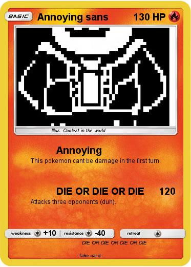 Pokemon Annoying sans