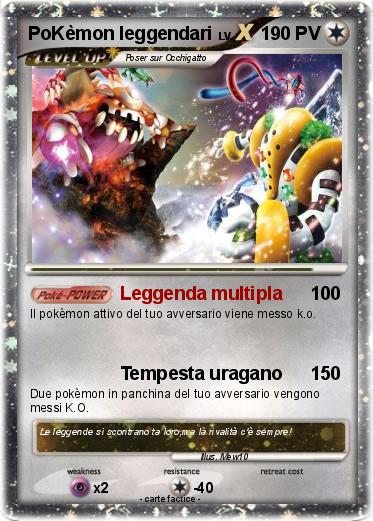Pokemon PoKèmon leggendari