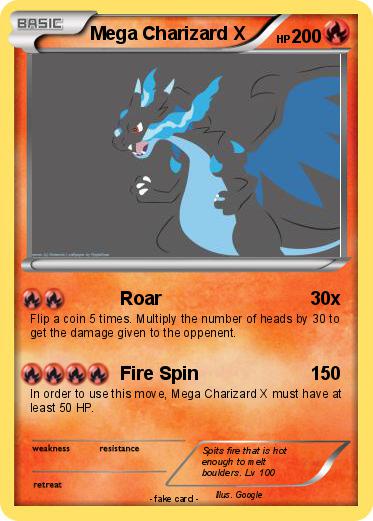 Pokemon Mega Charizard X