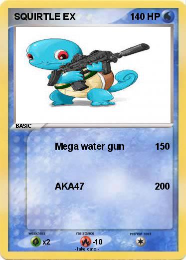 Pokemon SQUIRTLE EX
