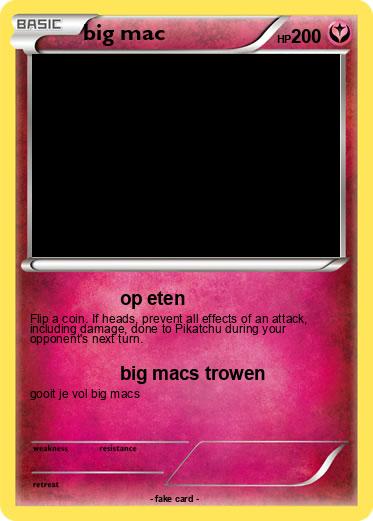 Pokemon big mac