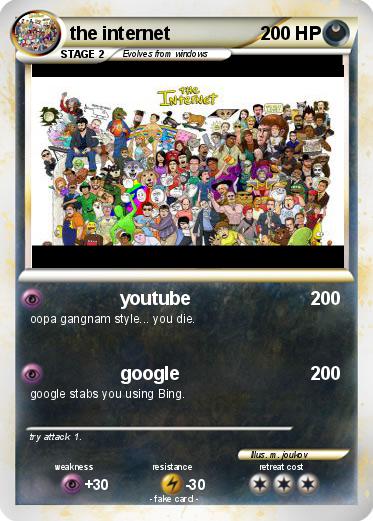 Pokemon the internet