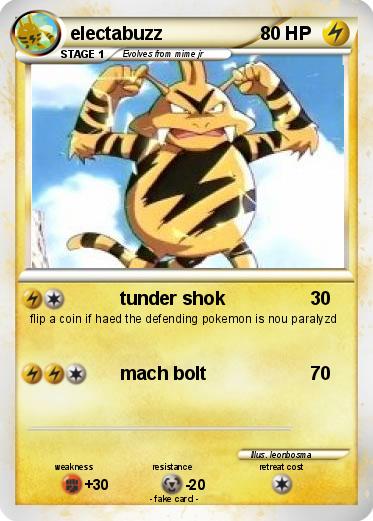 Pokemon electabuzz