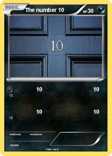 Pokemon The number 10