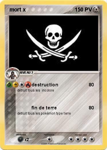 Pokemon  mort x