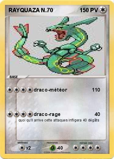 Pokemon RAYQUAZA N.70