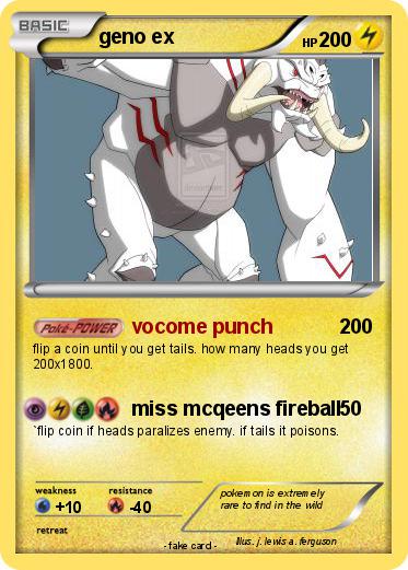 Pokemon geno ex
