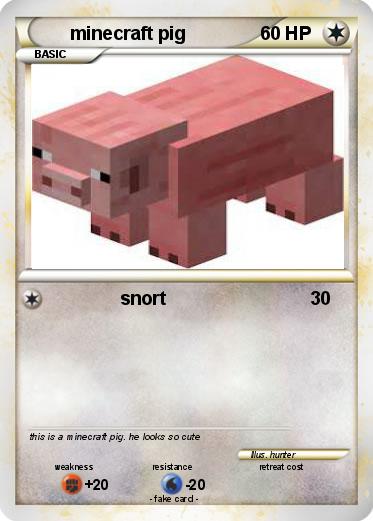Pokemon minecraft pig