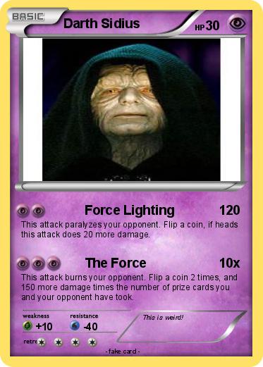 Pokemon Darth Sidius
