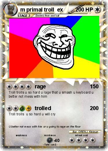 Pokemon m primal troll  ex