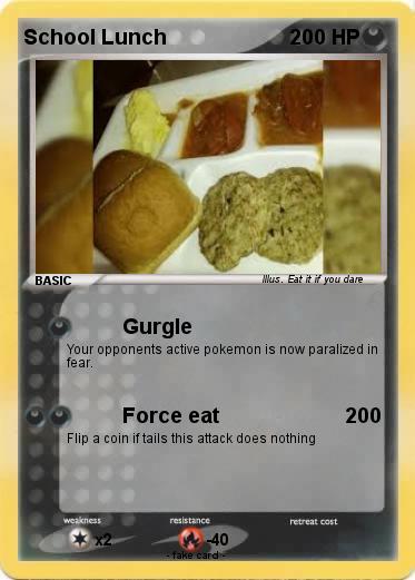Pokemon School Lunch