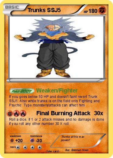 Pokemon Trunks SSJ5