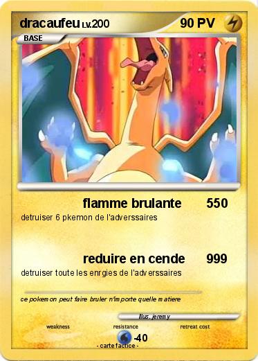 Pokemon dracaufeu