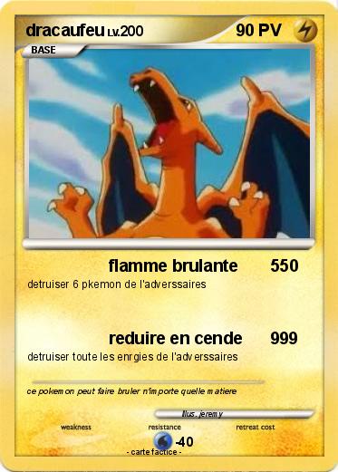 Pokemon dracaufeu