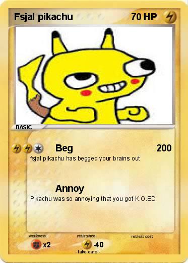 Pokemon Fsjal pikachu