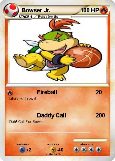 Pokemon Bowser Jr.
