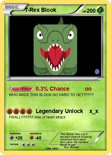 Pokemon T-Rex Blook