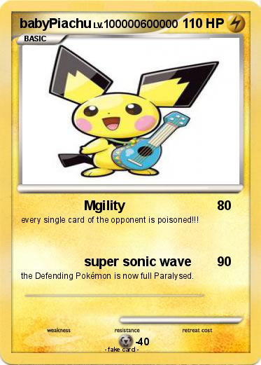 Pokemon babyPiachu