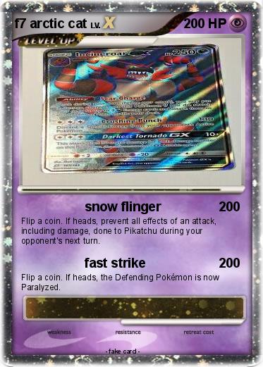 Pokemon f7 arctic cat