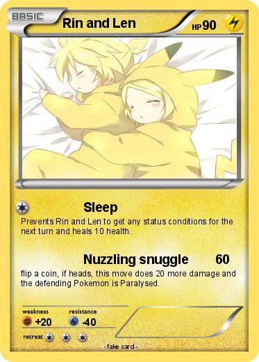 Pokemon Rin and Len