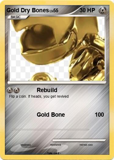 Pokemon Gold Dry Bones