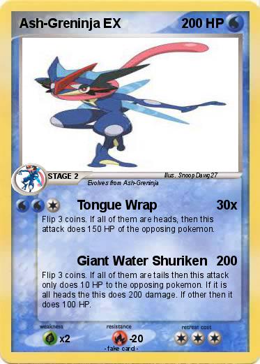 Pokemon Ash-Greninja EX