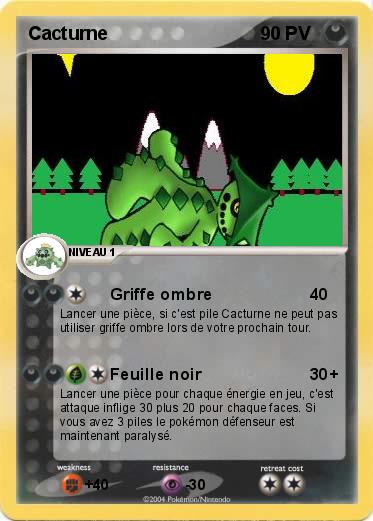 Pokemon Cacturne