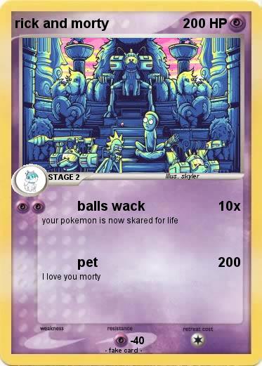 Pokemon rick and morty