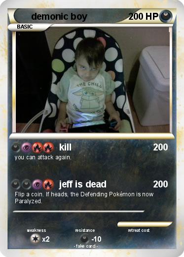 Pokemon demonic boy